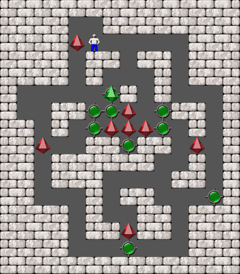 Сокобан More Bugs collections уровень 549